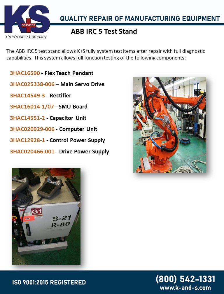 ABB IRC 5 Test Stand