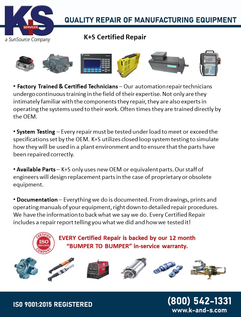 K+S Certified Repair